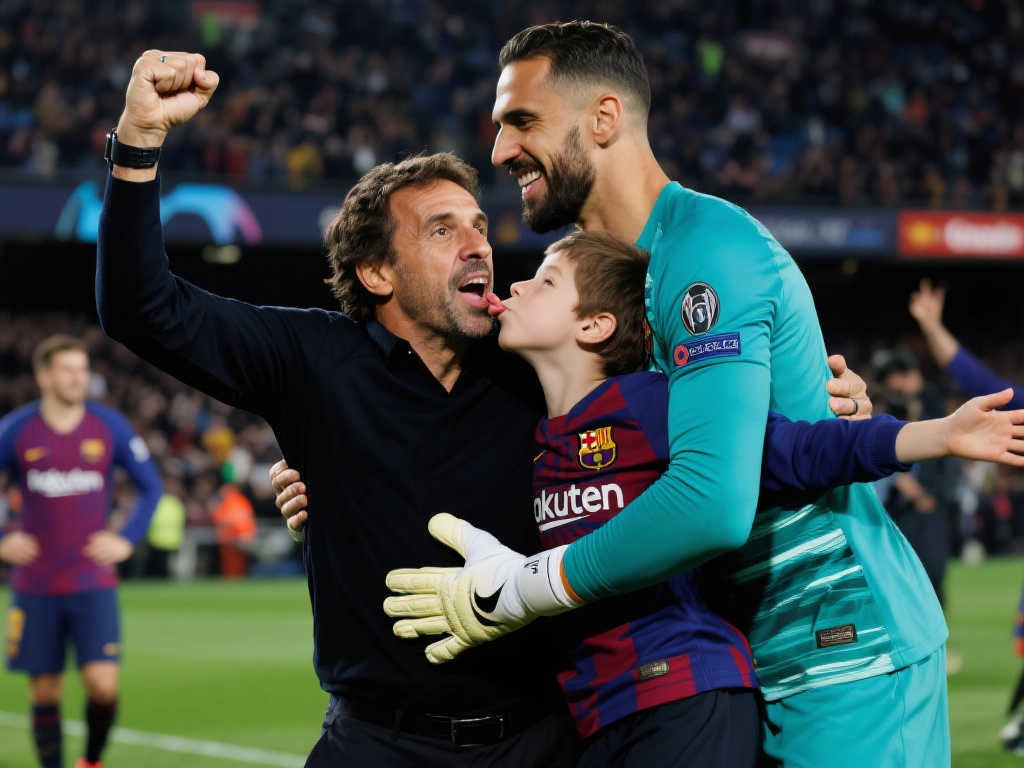 超萌瞬间!恩里克镜头前挥拳飞吻+热情拥抱多纳鲁马 超萌瞬间!恩里克镜头前挥拳飞吻+热情拥抱多纳鲁马